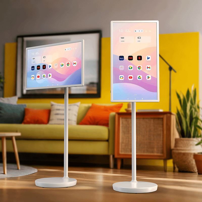 27/32-Zoll Rollbarer Smart-Touchscreen mit 8 Stunden Akkulaufzeit